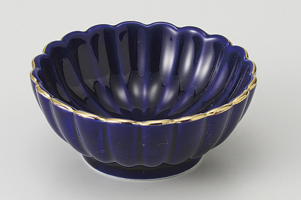 【廃番】渕金ルリ 菊型珍味