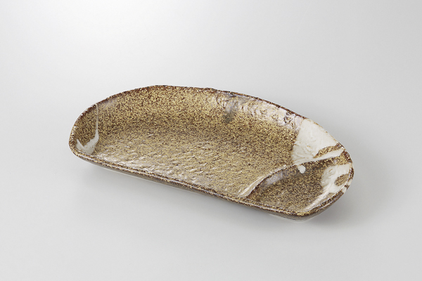 黄河流 半月仕切皿