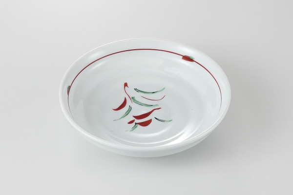 赤絵花 六兵衛4.0皿