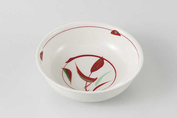 高麗赤絵芦 玉割