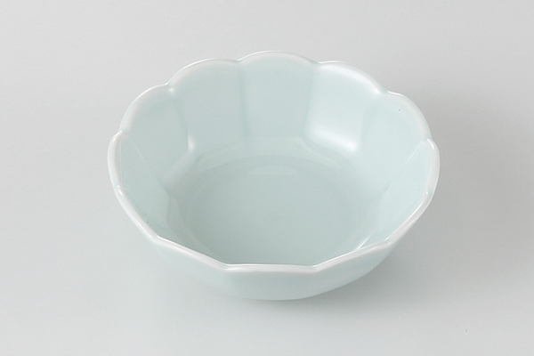 青白磁 菊型玉割