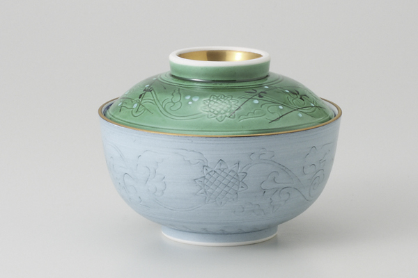 交趾水草(強化) 菓子碗(身)