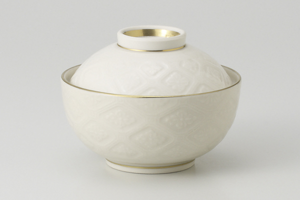 高麗花菱彫 小煮物碗