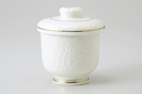 高麗菊彫 小むし碗