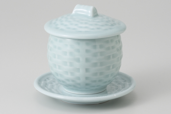 青地カゴメ むし碗