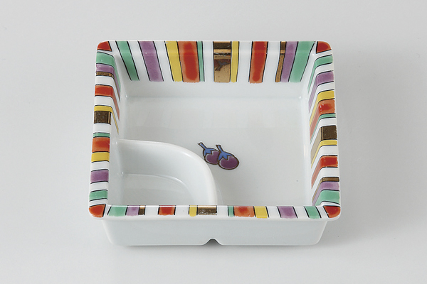 虹十草なす 仕切鉢