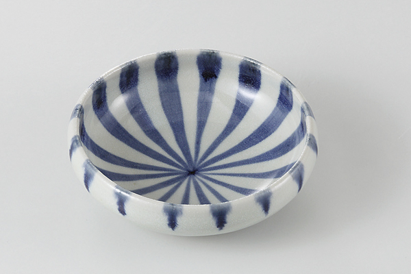 呉須十草 鉄鉢小鉢