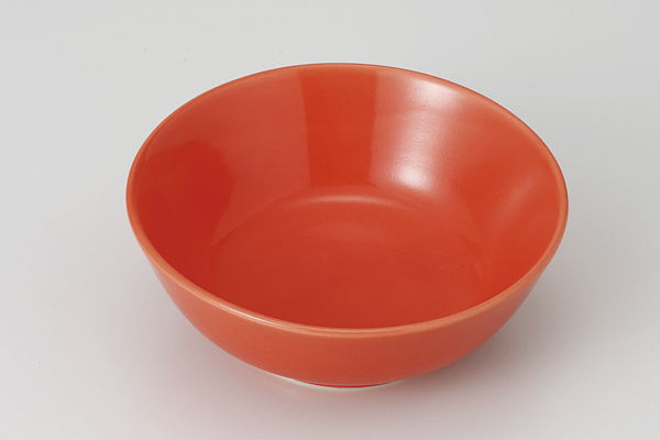 淡オレンジ 丸鉢