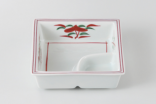 赤筋小花 仕切鉢