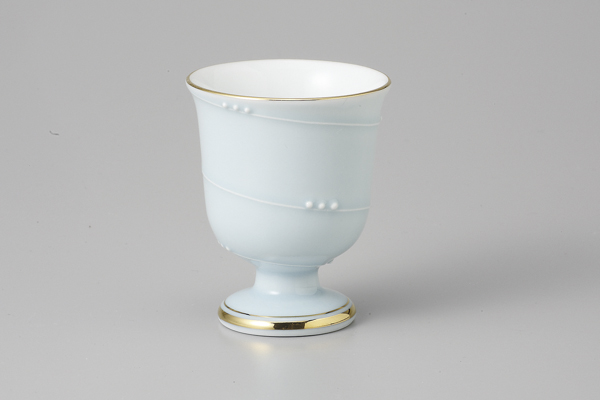 青地一珍うず 高台盃