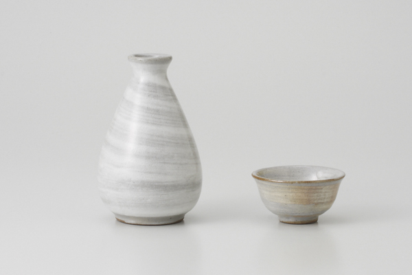 粉引刷毛目 一合徳利