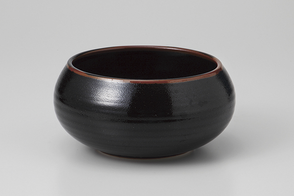 【廃番】ゆず天目 ぞうすい碗