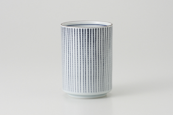 染付十草 寿司湯呑