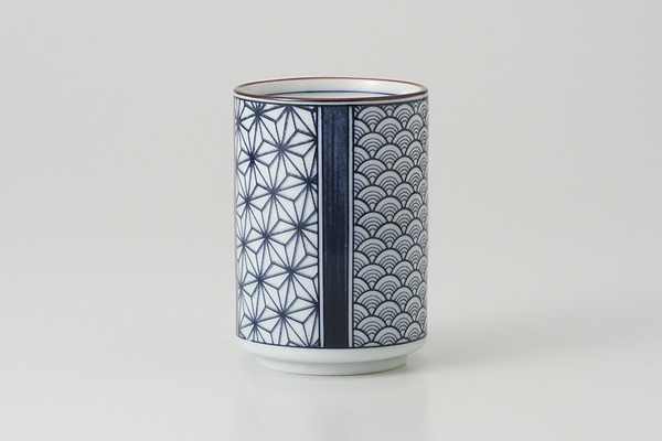 染付祥瑞 寿司湯呑