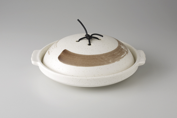 一本刷毛 耳付6.5陶板