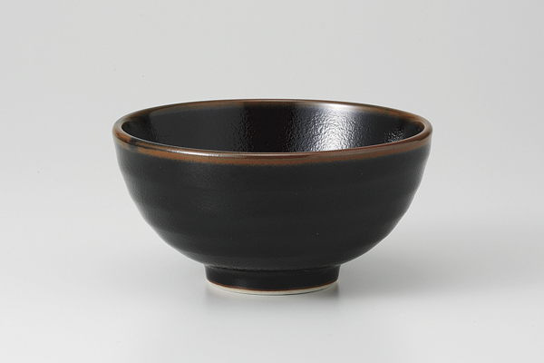 【廃番】ゆず天目 京型3.6茶碗