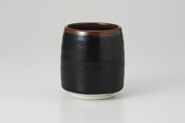 【廃番】ゆず天目 湯呑(大)