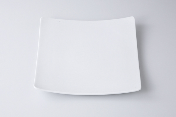 ミラージュ(白) 角皿