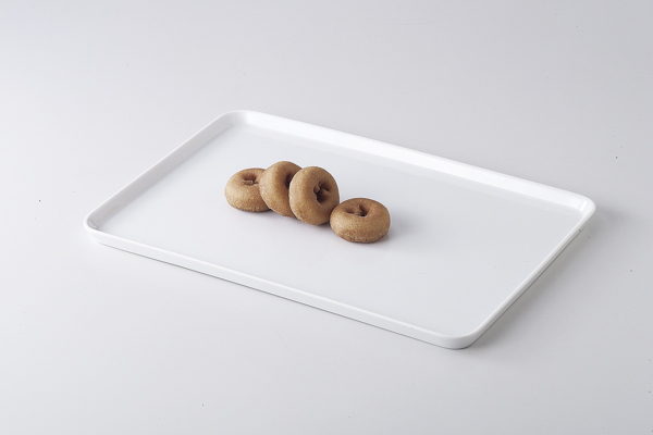 白 12″長角プレート