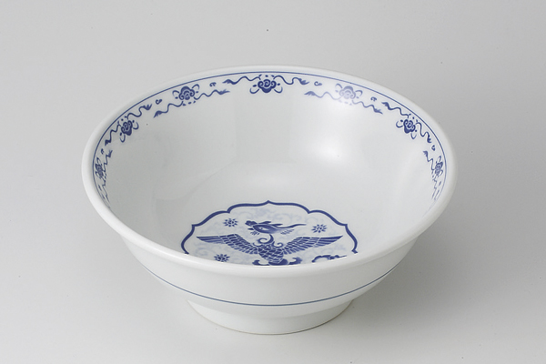 【廃番】青磁花鳳凰 7.0高台丼