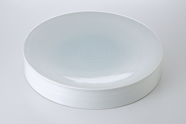 青白瓷 8.0水面皿