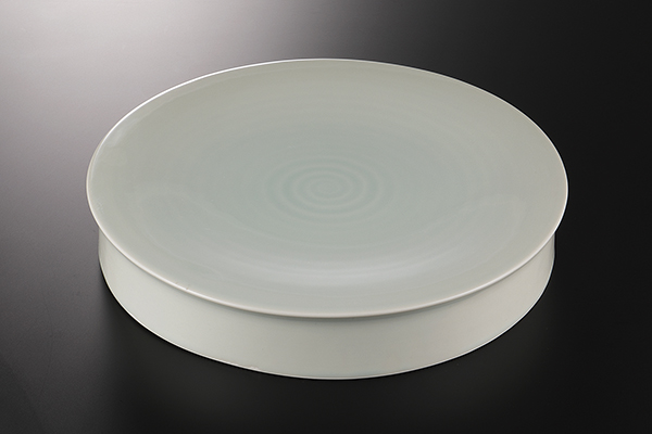 青白瓷 5.0水面皿