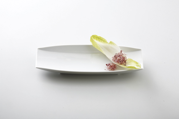 ホワイト 舟型付出皿