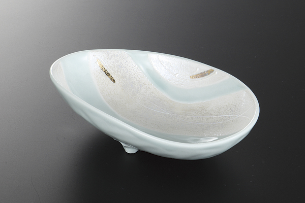 流水ラスター 楕円中鉢