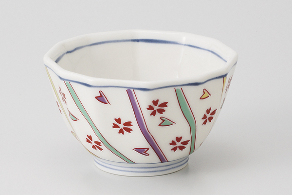 桜吹雪 十二角小鉢