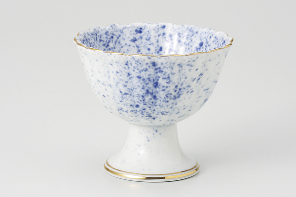 吹墨菊型 高台珍味