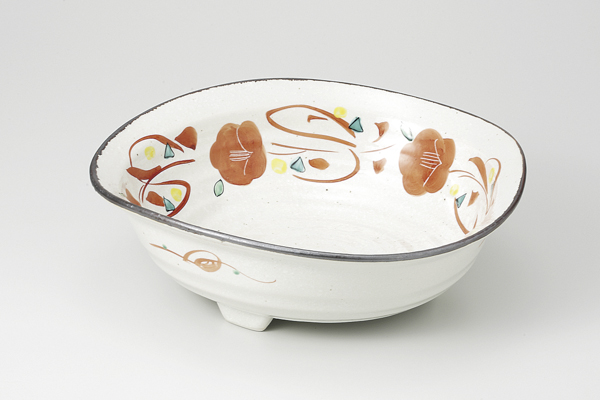 花柳 三ッ足三角鉢