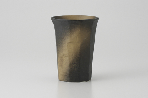 備前吹き削り フリーカップ