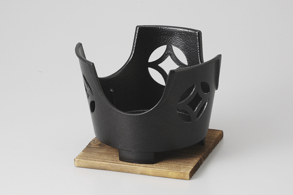 丸こんろ七宝黒 (大)セット