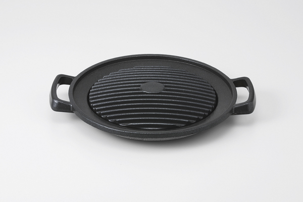 焼物プレート さざ波(丸)