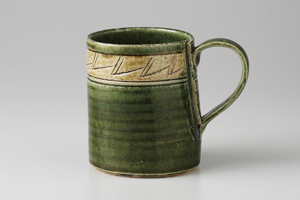 黄瀬戸ライン マグカップ