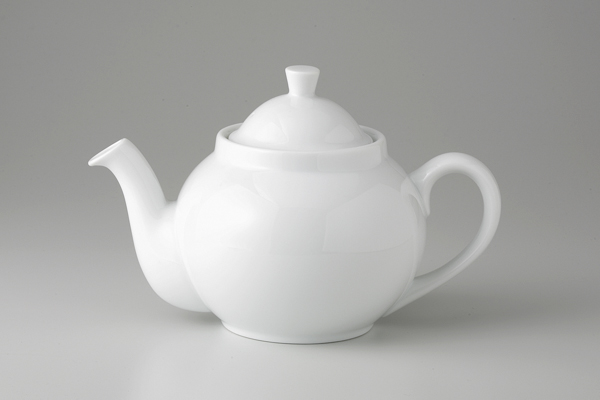 【廃番】シノワホワイト(強化) 丸土瓶