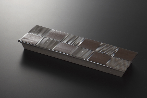 鉄赤市松 高浜付出皿