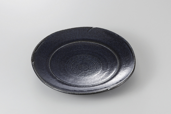紺青 ７寸皿