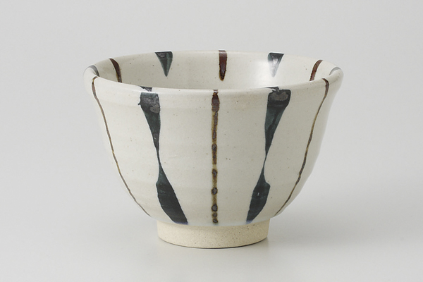 【廃番】染付錆十草 茶漬け碗