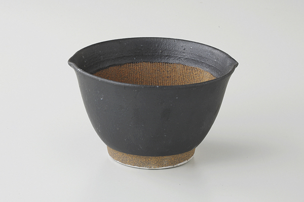 炭黒 両口すり鉢(小)