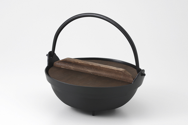 ふるさと千段鍋(中国) 段付黒φ15