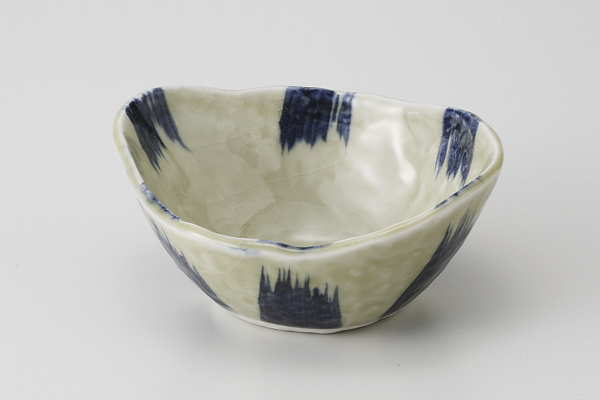 青荒十草 変形深鉢