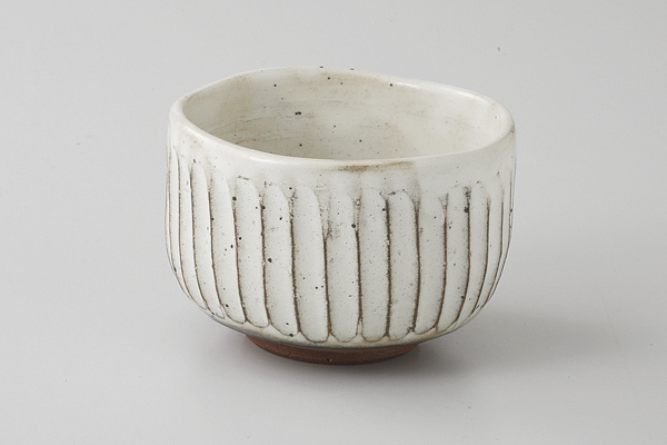 粉引削ぎ目 小抹茶