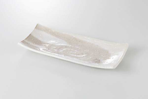 霞流し 砂目焼物皿