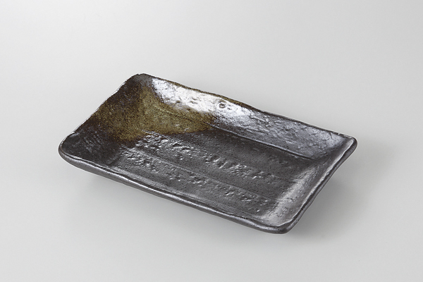 伊羅保吹 くし皿