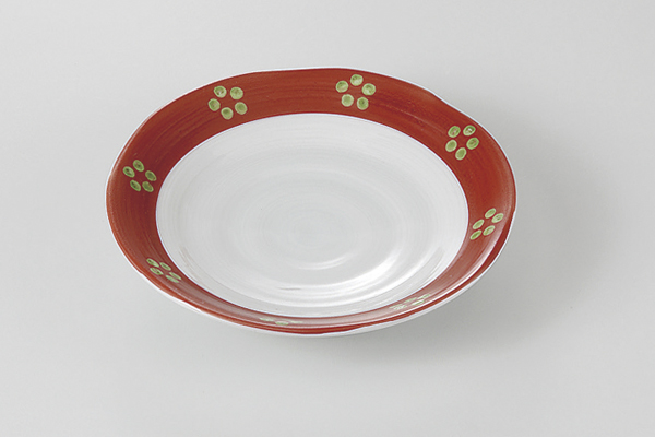 緑梅紋 六兵衛4.0皿