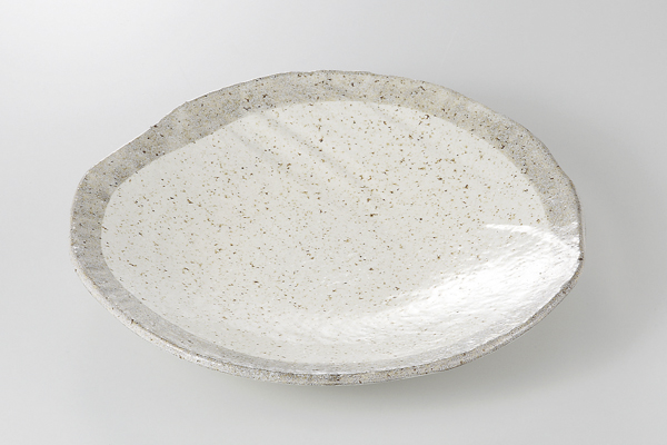 錆唐津 9.0変形皿