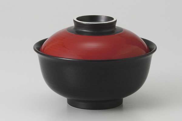 赤釉 反型小円菓子碗