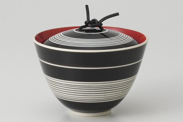 じゃのめ(赤) 蓋付カップ