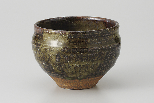 三彩流し いっぷく碗